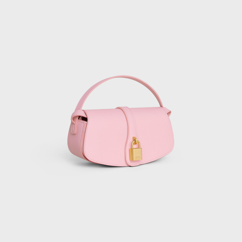 CLUTCH ON STRAP TABOU IN SMOOTH CALFSKIN PINK - Image 2
